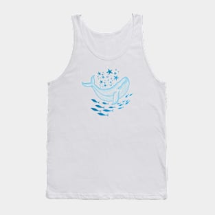 Whale | Scuba diving | Ocean lovers | Diver Tank Top